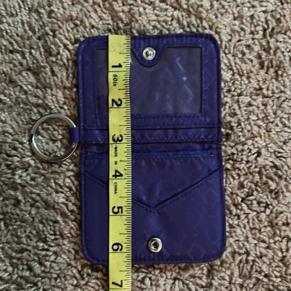 Vera Bradley Escapade key chain Wristlet in Batik Leaves